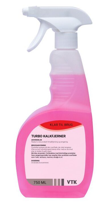 Turbo Kalkfjerner – Ready to use – 750 ml