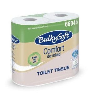 Toiletpapir hvidt – 2-lags – Comfort – BulkySoft (pakke med 40 ruller)