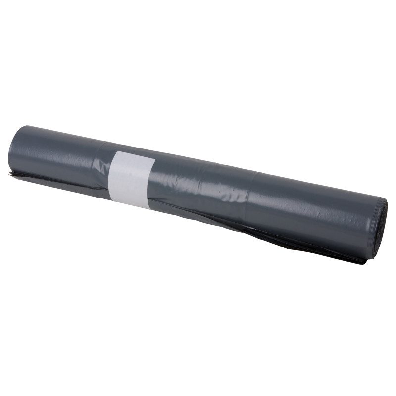 Sorte plastsække – 70×110 cm, 55 my, 100 liter, LD (10 ruller)
