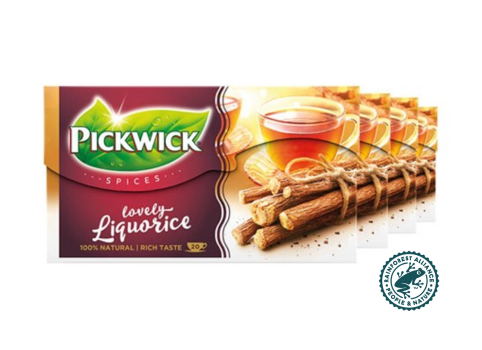 Pickwick Lakrids te (12 x 20 breve)