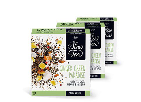 Pickwick Slow Tea – Ginger Green Paradise (3 x 25 breve)