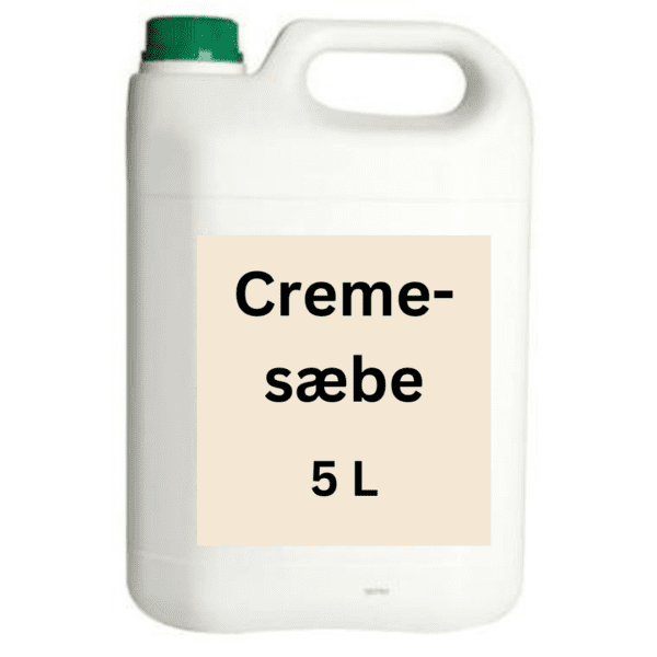 Cremesæbe uden parfume - Svanemærket - 5 liter