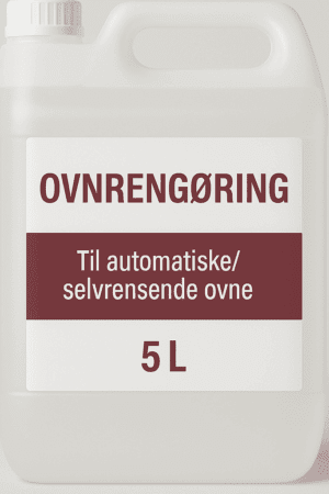 Ovnrens/ovnrengøring til automatisk ovn, uden farve og parfume - 5 liter